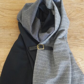 three cloth leathrbelt stole(01)の画像