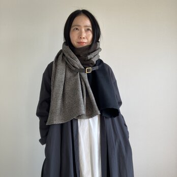 three cloth leathrbelt stole(06)の画像