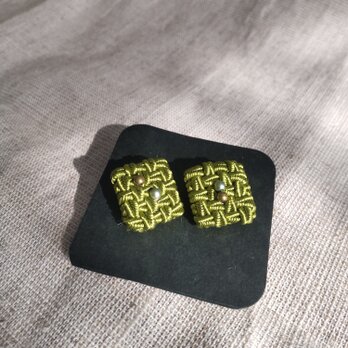 お抹茶クッキーなピアスの画像