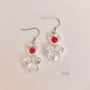 ハートカチューシャピアス&イヤリングの画像