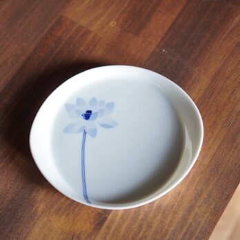 追加でお買い求めの商品　ハスの花一輪　15㎝のプレートの画像