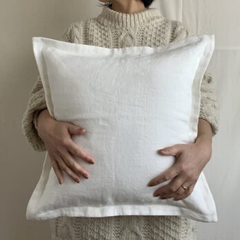 リネンのクッションカバーL