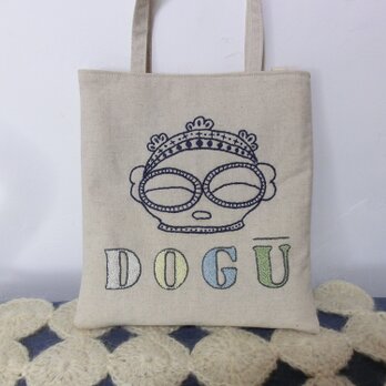 土偶ちゃんの手刺繍バック　②の画像