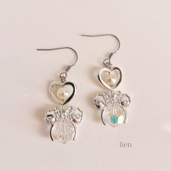 ハートカチューシャピアス&イヤリングの画像