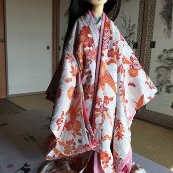 ノーマルSD用　創作打掛（ピンク系）の画像