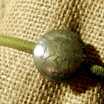 ＃H254 Bulgaria Coin Hair Elasticの画像