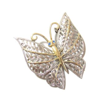70s Vintage Avon Butterfly Design Broochの画像