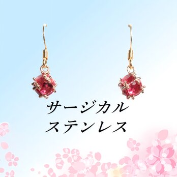 ☆送料無料☆CZ デザイン ピアス#2-2の画像