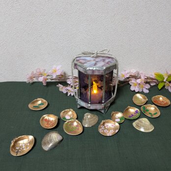 貝桶＋貝合わせ（桜）の画像