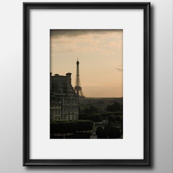 Paris エッフェル塔 02  A3ポスター　アート/写真/インテリアの画像