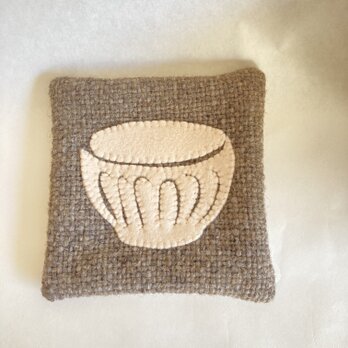 WOOL!カフェオレボウル*カップ＆ポットマットの画像