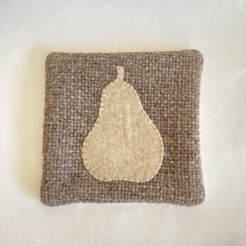 WOOL!洋梨*カップ＆ポットマットの画像