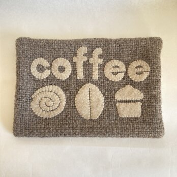 WOOL!coffee*カップ＆ポットマット*Lの画像