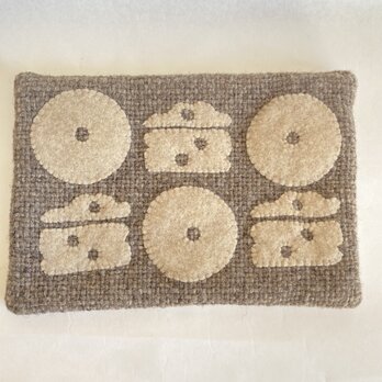 WOOL!チーズとクネッケ*カップ＆ポットマット*Lの画像