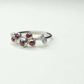 一点もの Bunch of Spinel リング No.2/ 受注制作の画像
