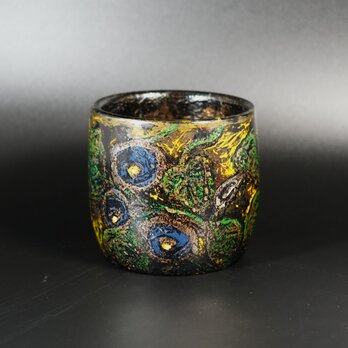 Makie Bowl　　筒茶椀　「朝顔」の画像
