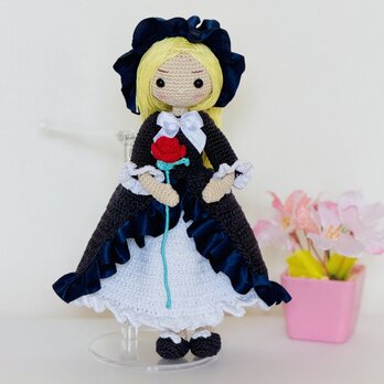 あみぐるみ・Gosick ヴィクトリカをイメージした・着せ替え お人形さんの画像