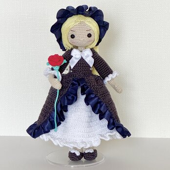 あみぐるみ・女の子✿Gosick ヴィクトリカをイメージした・着せ替え お人形さんの画像