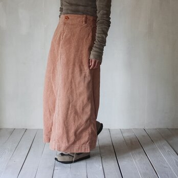 Re：make? skirt ‐6Wcorduroy‐ / 桜鼠色 / 草木染めの画像