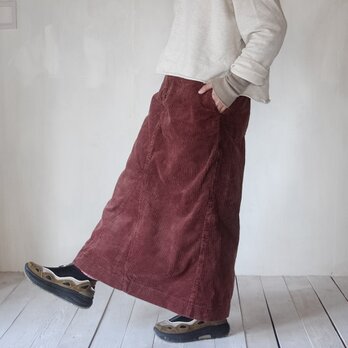 Re：make? skirt ‐6Wcorduroy‐ / 煤竹色 / 草木染めのコピーの画像