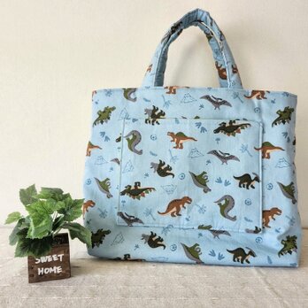 新1年生の♡ピカピカレッスンbag 恐竜の画像