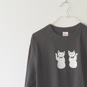 長袖Tシャツ＊招き猫の画像