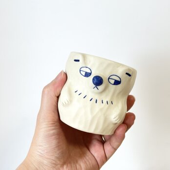 白くまのカップの画像
