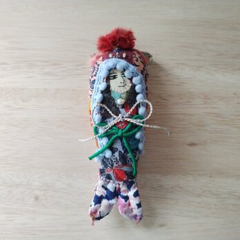浅瀬の人魚　赤い花の画像