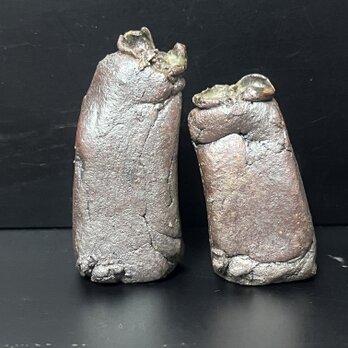 梟雛　No.22 焼締　miniの画像