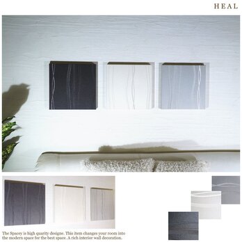 シンプルなファブリックパネル 木製ファブリックボード30.3カラーセット healの画像