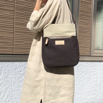 Michi  bag ＊ワンショルダー　タテ　〈チョコ〉の画像