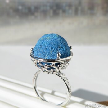 アズライト リング / Azurite ball Ringの画像