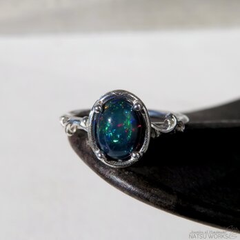ブラック オパール リング / Black Opal Ringの画像