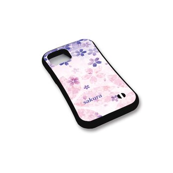 グリップケース iPhoneケース【桜霞（さくらかすみ）】（名入れ可）の画像