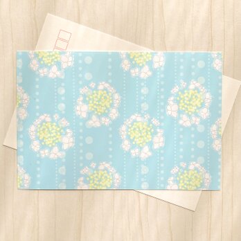 雨とアジサイ　ポストカード　2枚入の画像
