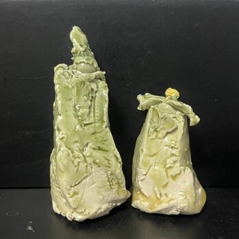 雛　No.40  織部釉　miniの画像