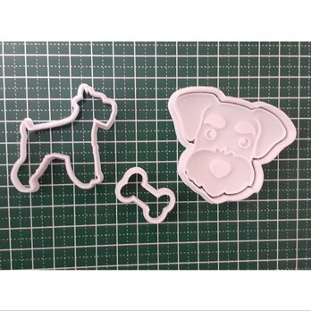 クッキー型　シュナウザー　セットの画像