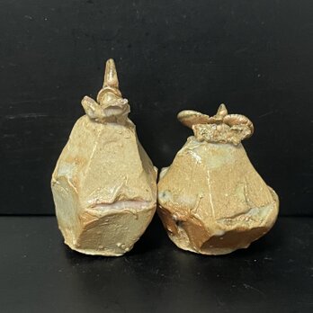 雛　No.42  灰志野釉　miniの画像