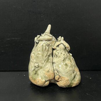 雛　No.45  灰釉　miniの画像