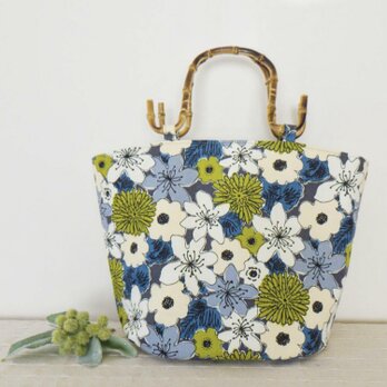 bamboo♡花柄トートbagの画像