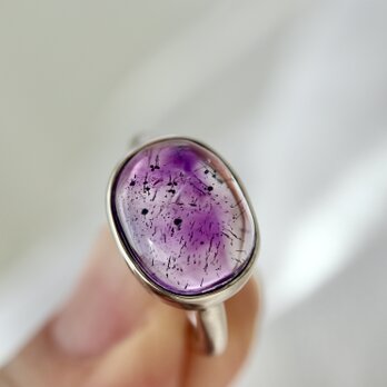 K10WG[天使からの贈物 amethyst elestial]ringの画像