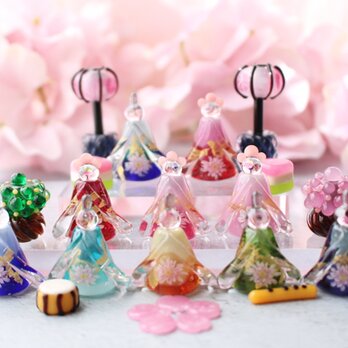 富松望 硝子細工と蜻蛉玉 雛人形 作品一覧 | iichi 日々の暮らし