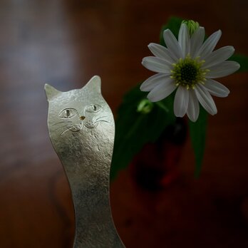 アイスクリームスプーン　猫