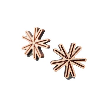 【木ｔｃｈ】クルミの木・ピアス（リトル）花冠のコピーの画像