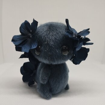 ぬいぐるみ☆ウ―パールーパー☆ネイビーの画像