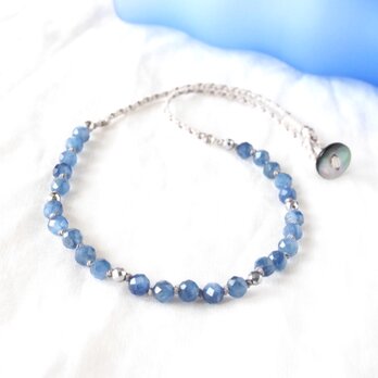 Line Short Necklace（カイヤナイト）の画像