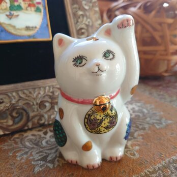 招き猫　左手　【き】の画像