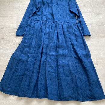 カシュクールロングワンピースの画像