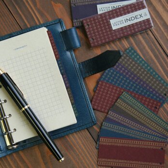 LETTER PRESS INDEX (MINI6）　〔retro pattern series〕　の画像