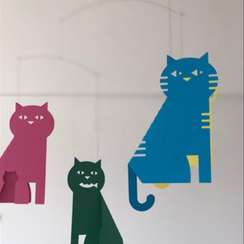 4cats⭐︎猫のモビールの画像